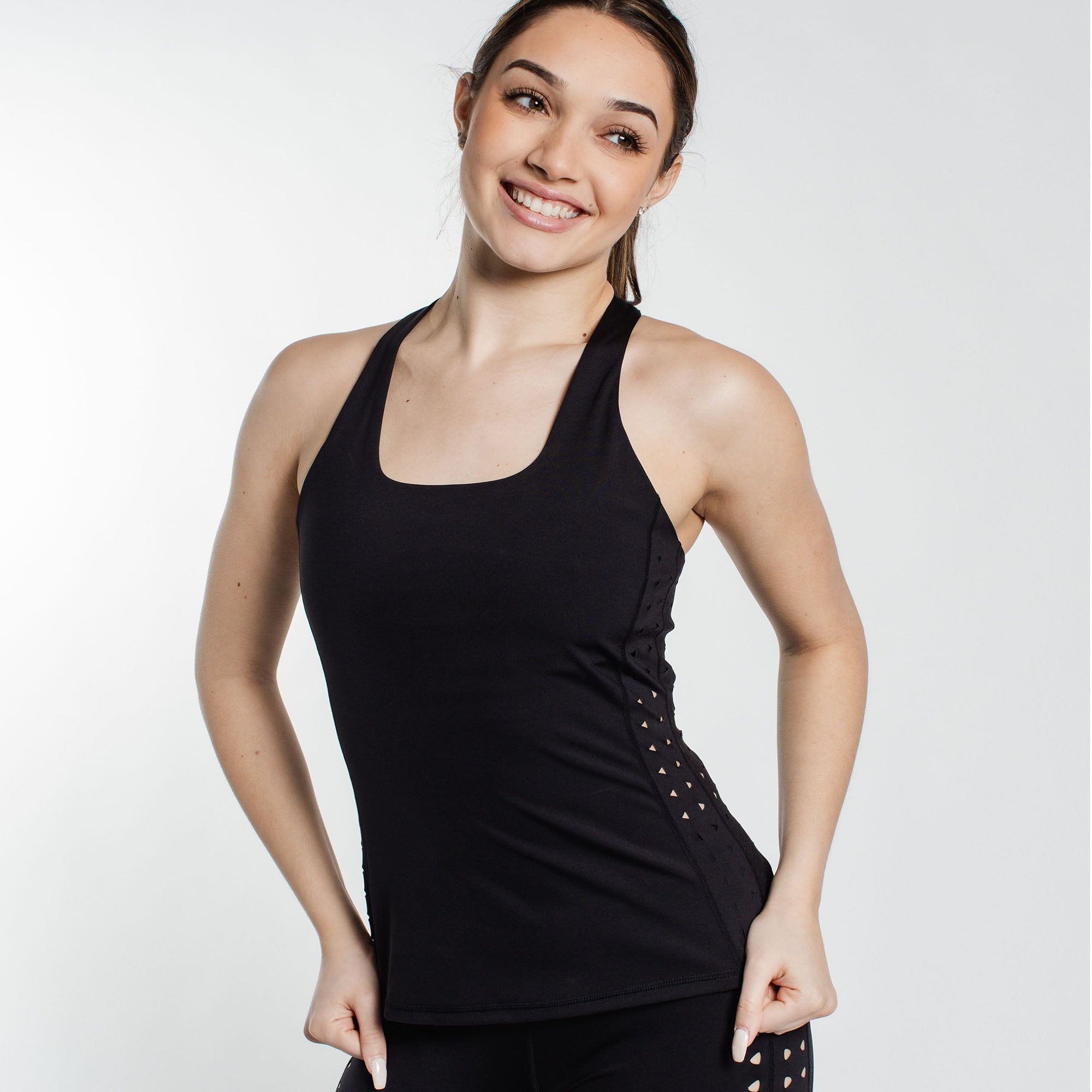 Scoopneck Active Workout Tops for Women