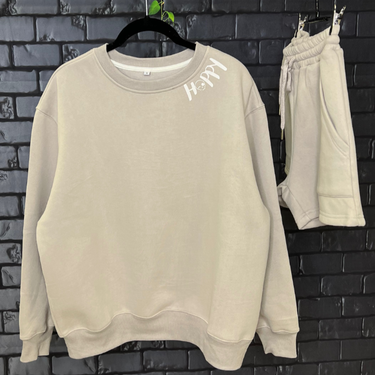Fleece Lined Sweater & Shorts