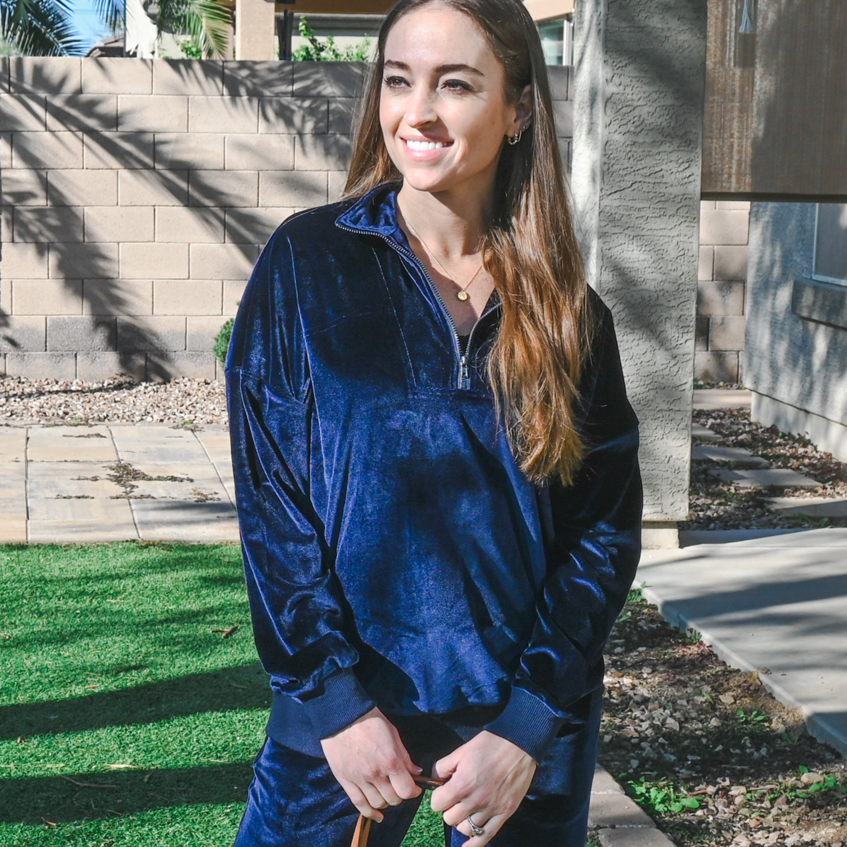 Velour 2025 sweatshirt womens