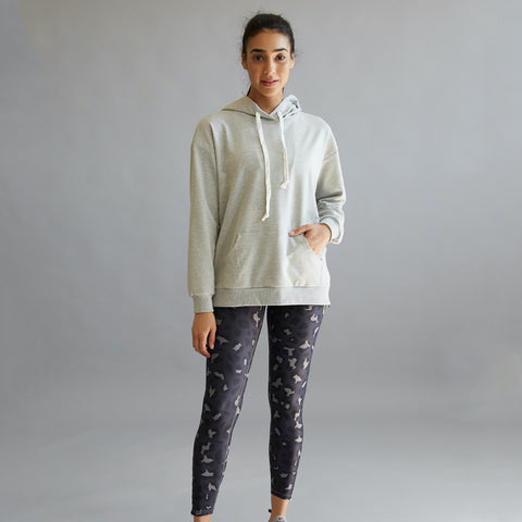 relaxed fitting hoodie for women